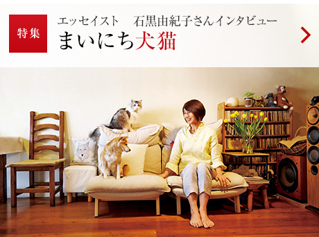 特集：エッセイスト　石黒由紀子さんインタビュー まいにち犬猫